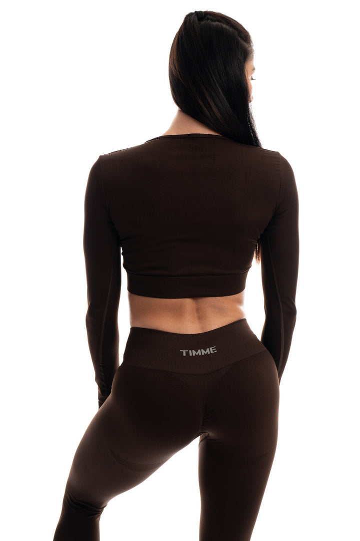 Crop top s dlouhým rukávem Seamless Skin 2.0 TIMME